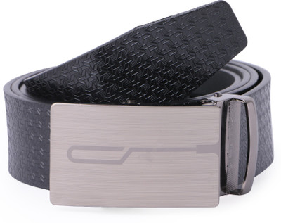 

Edifier Men Casual, Formal, Party Black Texas Leatherite Belt, Black_02