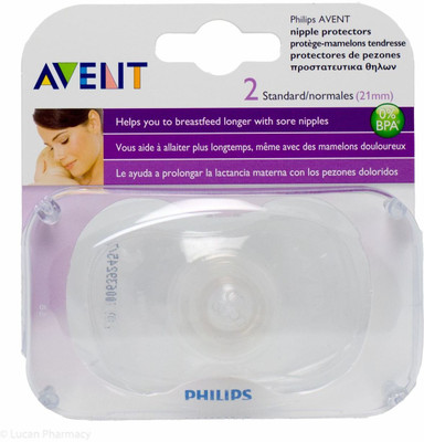 

Philips Avent BPA Free Standard Nipple Protector (21mm) Breast Nipple Shield(Reusable)