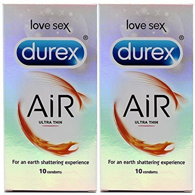 

Durex Air Condoms Ultra Thin - 10 Pieces (Pack of 2) Condom(Set of 2, 20S)