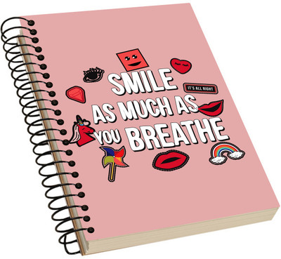 

Grazios A5 Notebook(Innovative Acrylic Notebook, Multicolor)