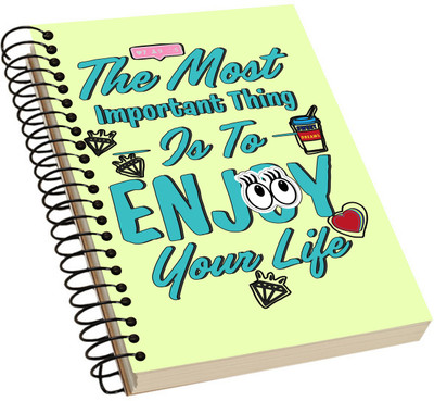 

Grazios A5 Notebook(Innovative Acrylic Notebook, Multicolor)