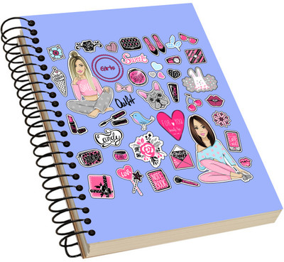 

Vratim A5 Notebook(Innovative Acrylic Notebook, Multicolor)