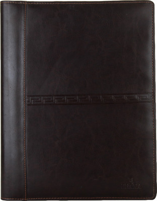 

Leana Regular Planner/Organizer(Handcrafted Gift Set, Dark Brown)