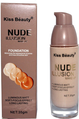 

Kiss Beauty Nude Illusion Make up Foundation(Beige)
