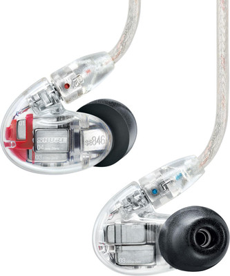 Shure SE-846 Sound Isolating Clear Earphones Wired Headphone