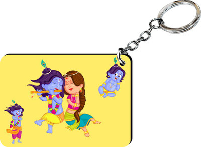 

JIKRAA Lord Krishna Design Key Chain