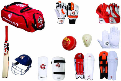 

CW Hi Tech Match Team Kashmir Willow Red 12 Item Cricket Kit(Bat Size: Short Handle(Age Group 15+ Years))