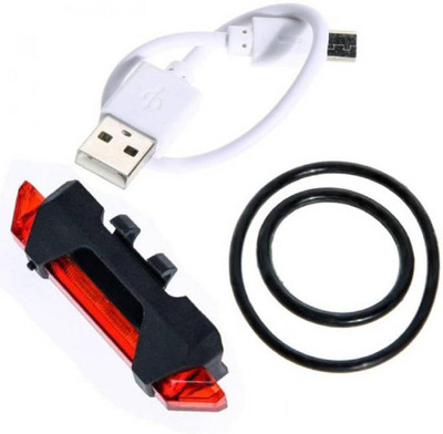 

PEDAL MACHINE Bicycle LED USB Rechargeable back light LED Rear Break Light(Red)