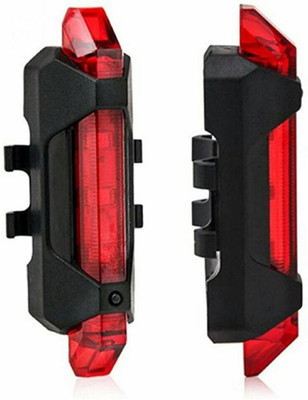 

PEDAL MACHINE BICYCLE SAFETY RED BEAMING 5 LED 4 MODE REAR LIGHT FOR UNIVERSAL LED Rear Break Light(Red)