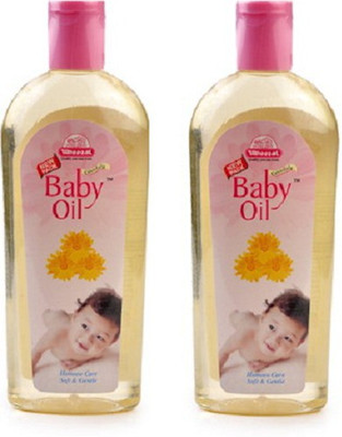

Wheezal Baby Oil 200ml each [200MLX2 ,400ML](400 ml)