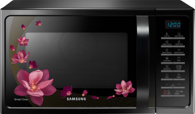 SAMSUNG 28 L Convection Microwave Oven(MC28H5025VP, Black)