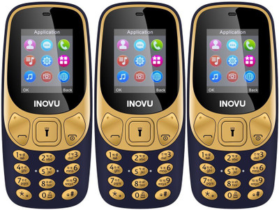 

Inovu A1 Pack of Three Mobiles(Blue$$Blue$$Blue)