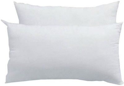 Styletex Polyester Fibre Solid Sleeping Pillow Pack of 2(White)