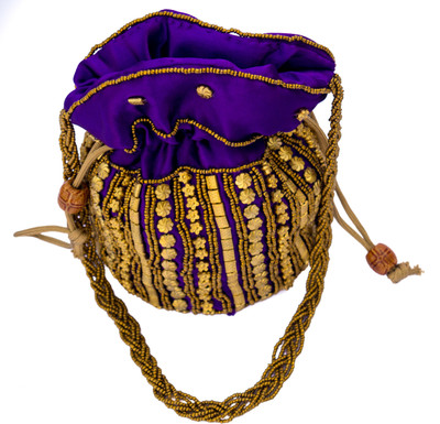 

KABIR BAMBHAARI purple potli Pouch(Purple)