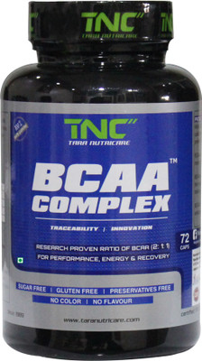 

Tara Nutricare BCAA COMPLEX 72 CAPSULE BCAA(1 g, Unflavored)