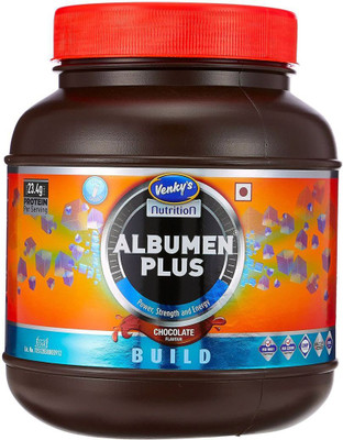 

Venky's Venky's Albumin Plus Advanced Chocolate 1 KG with Free shaker Egg Protein(1 kg, Chocolate)