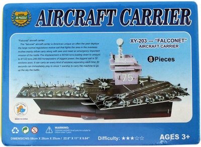 Tootpado 3d Foam Puzzle Aircraft Carrier 8 Sheets 1tng206