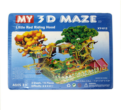 

Tootpado 3D Foam Puzzle Red Riding Hood - 8 Sheets 94 Pieces (1TNG200) - Maze Puzzle DIY Games(94 Pieces)