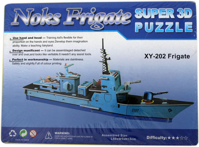 

Tootpado 3D Foam Puzzle Frigate - 4 Sheets (1TNG223) - Super 3D Puzzle DIY Games(1 Pieces)