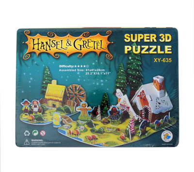 

Tootpado 3D Foam Puzzle Hansel & Gretel - 8 Sheets (1TNG204) - 3D Puzzle DIY Games(1 Pieces)