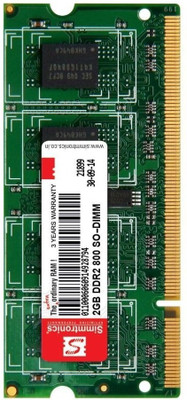 

SIMTRONICS 2 GB DDR2 800 PC-6400 DDR2 2 GB (Single Channel) Laptop (SIMMTRONICS 2 GB DDR 2 800 PC-6400)(Green)