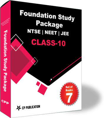 Foundation Study Package Class 10th For NTSE, JEE, NEET (Phy, Che, Maths, Biology, Mental Ability, English, SST) By Career Point Kota(Paperback, Career Point Kota)