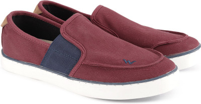 

Wildcraft dela Slip On Sneakers For Men(Burgundy, Red