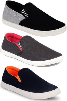 

Genial 3Shoes Of Loafers For Men(Multicolor
