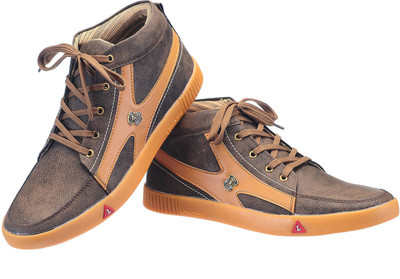 

Raishel Casuals Sneakers For Men(Brown