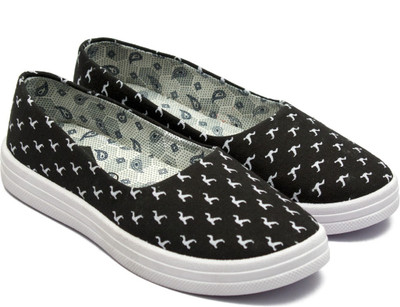 

Asian Women Casual Bellies Casuals For Women(Black, White