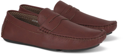V Dot by Van Heusen Loafers For Men(Burgundy