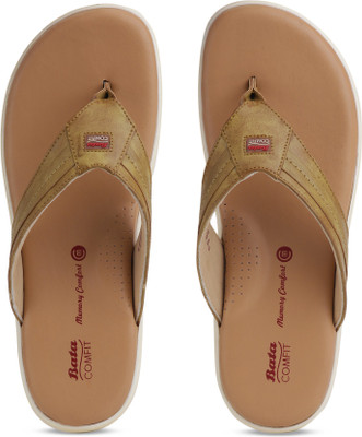 

Bata ALAN THONG Flip Flops, Tan