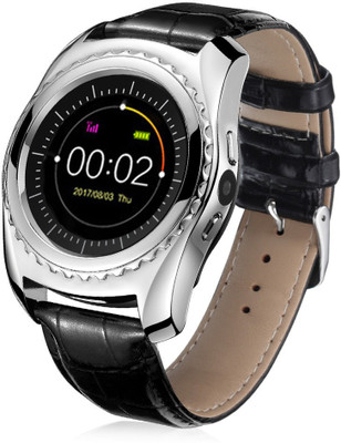 

CELESTECH Celestech CT912 Hot Selling Smart Watch with Heart Rate Monitor, BP Monitor, HD capacitative touchscreen, Pedometer with SIM Card & Memory Card Slot for iOS and Android(Black) Black Smartwatch(Black Strap Free Size)