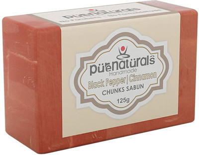 

Pure Naturals Chunks Soap Black Pepper | Cinnamon - 125g(125 g, Pack of 5)