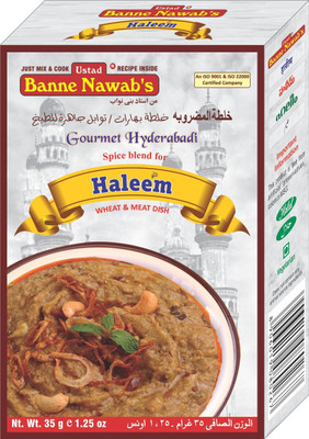 

Ustad Banne Nawab's HALEEM - WHEAT & MEAT DISH - 1 PACK(35 g)