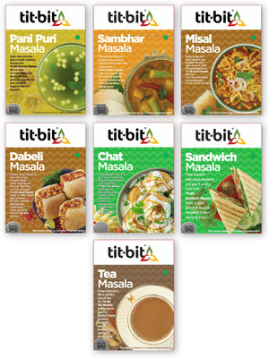 

Tit-Bit Chatpata Masala Mix Combo - Pack of 7(7 x 50 g)