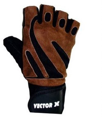 

Vector X VX 1700 Gym & Fitness Gloves (XL, Brown, Black)