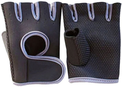 

DALUCI 1 Pair Women Men Sport Cycling Fitness Gloves GYM Workout Exercise Half Finger Gloves Weight Lifting Cross fit Gym & Fitness Gloves (, Grey