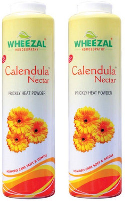 

Wheezal Calendula Nectar Prickly Heat Powder 100g each [Pack of 2][100gX2 ,200g](200 g)