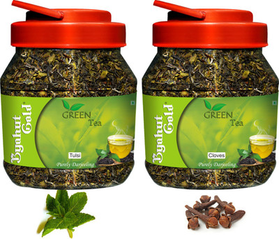 

Byahut Gold Tulsi and Cloves Green Flavoured Tea Combo Tulsi, Cloves Tea(400 g, Plastic Bottle)