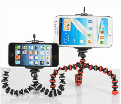 

Blue Birds Universal Flexible 360 Degree Travel Compact Portable Octopus Mobile Phone Snake Style Stand for iPhone/Samsung/Android/Smartphones/DSLR Cameras Lazy Stand Tripod(Multicolor, Supports Up to 1500 g)