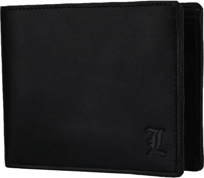 

Leana Men Black Genuine Leather Wallet(5 Card Slots), Black 7