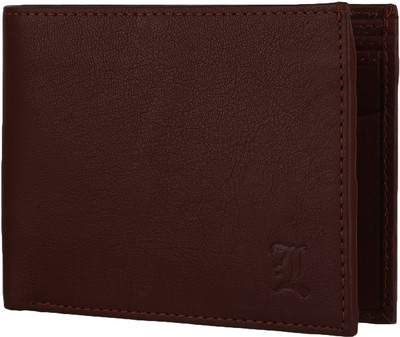 

Leana Men Brown Genuine Leather Wallet(3 Card Slots), Brown 8