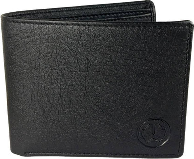 

KnW Men Black Artificial Leather Wallet(3 Card Slots)