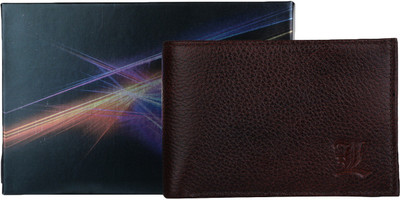 

Leana Men Brown Genuine Leather Wallet(3 Card Slots), Brown 2