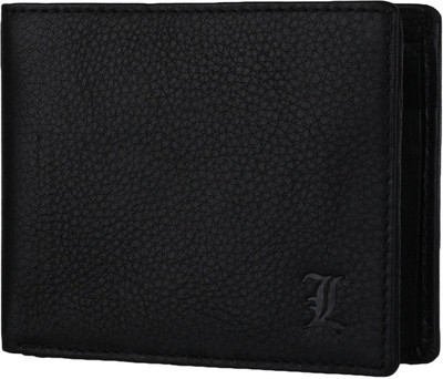 

Leana Men Black Genuine Leather Wallet(4 Card Slots), Black 10