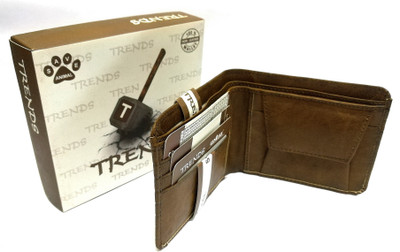 

pantheermarrketing Men Brown Genuine Leather Wallet(6 Card Slots)