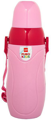 cello Puro Kids 400 ml Water Bottle(Set of 1, Pink)