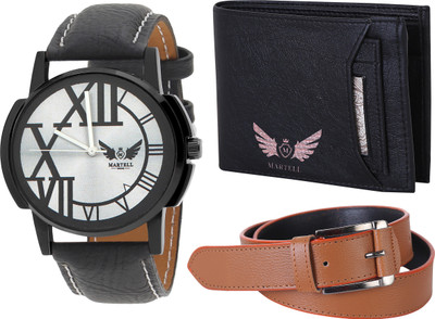 

Martell Analog Watch Combo(Silver)
