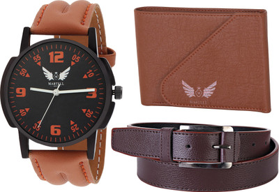 

Martell Analog Watch Combo(Black)